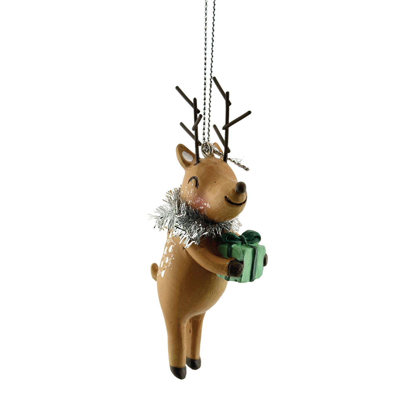 Joyful Reindeer Ornament - Giving A Gift