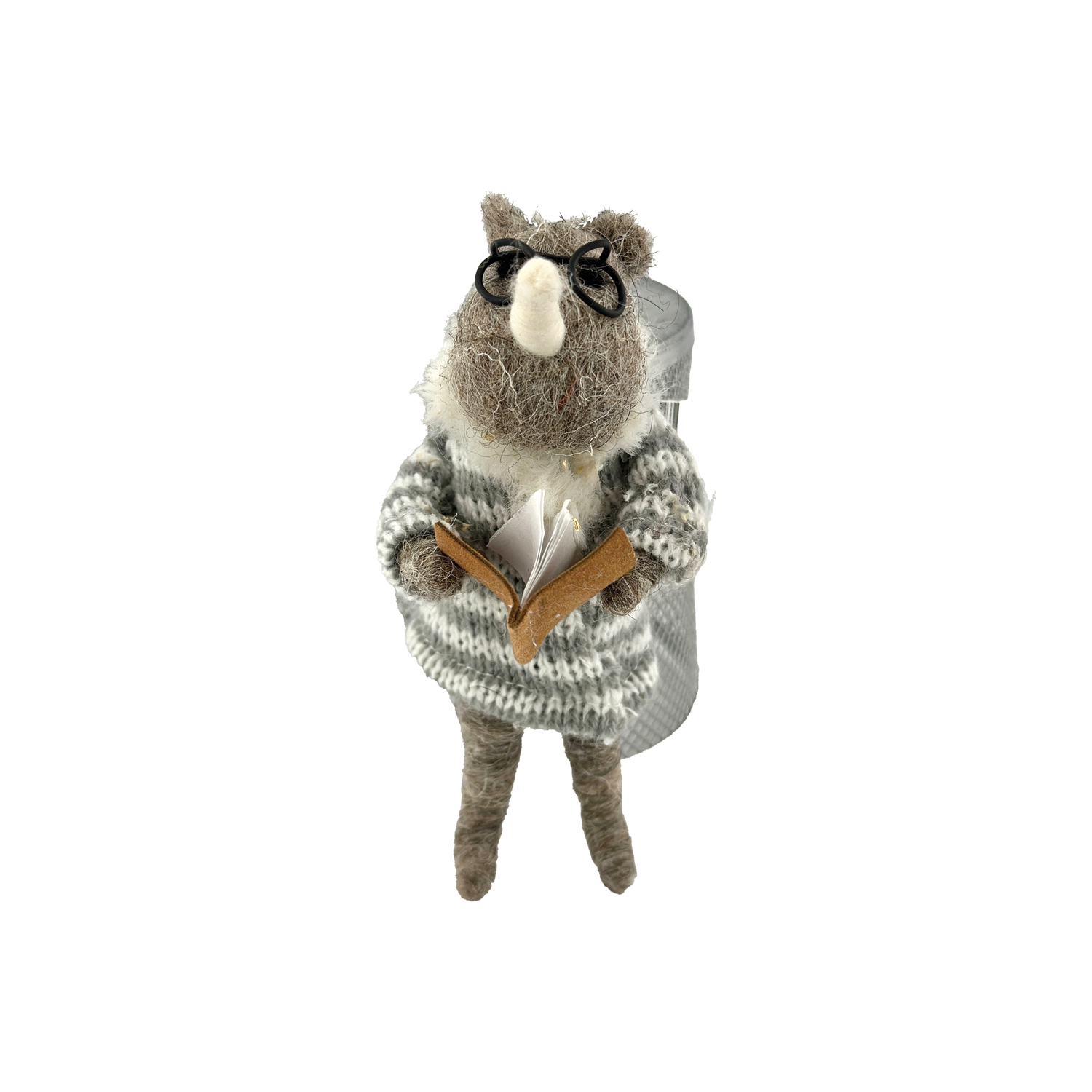 Ballerina Animal Ornament - Reading Rhino