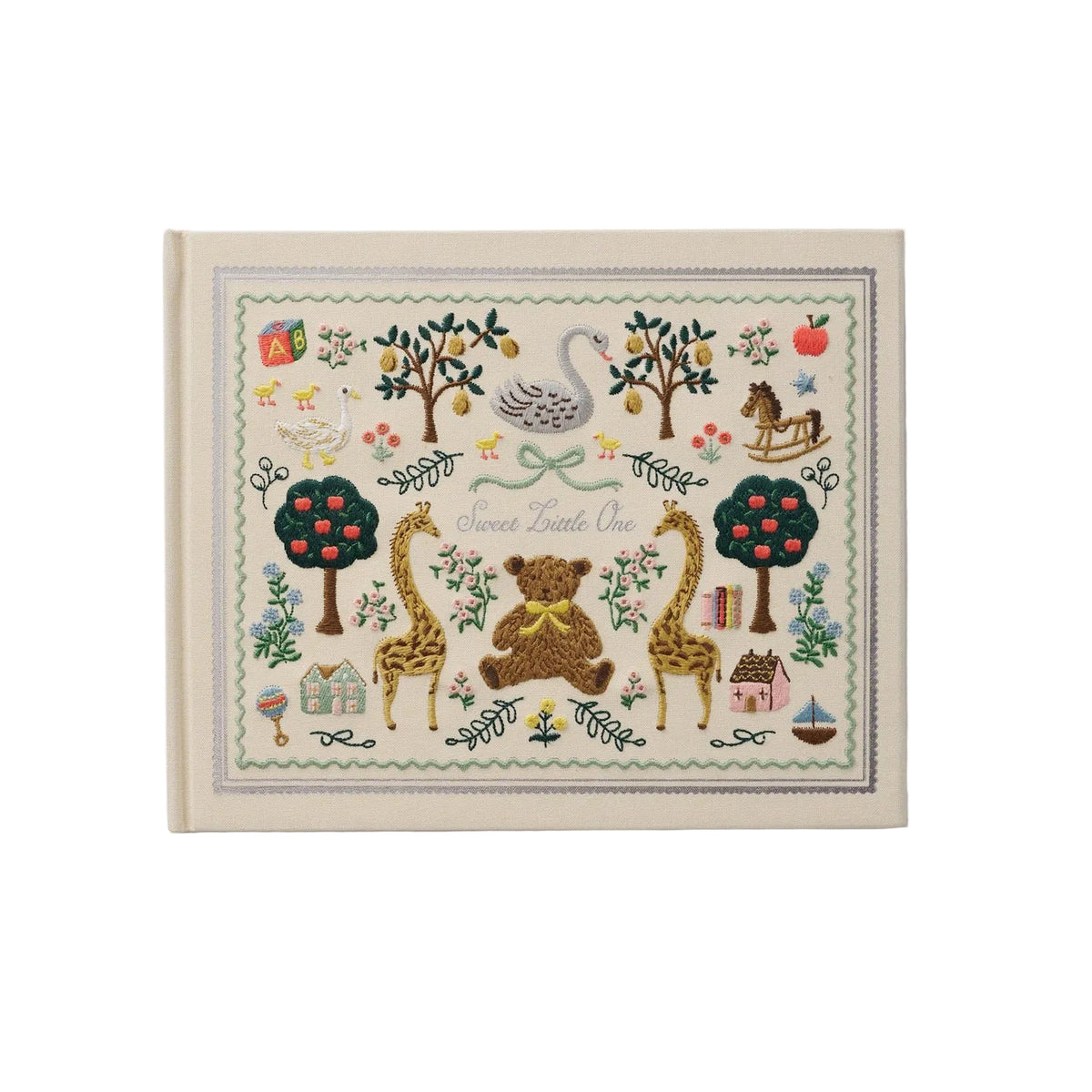 Storybook Embroidered Baby Book