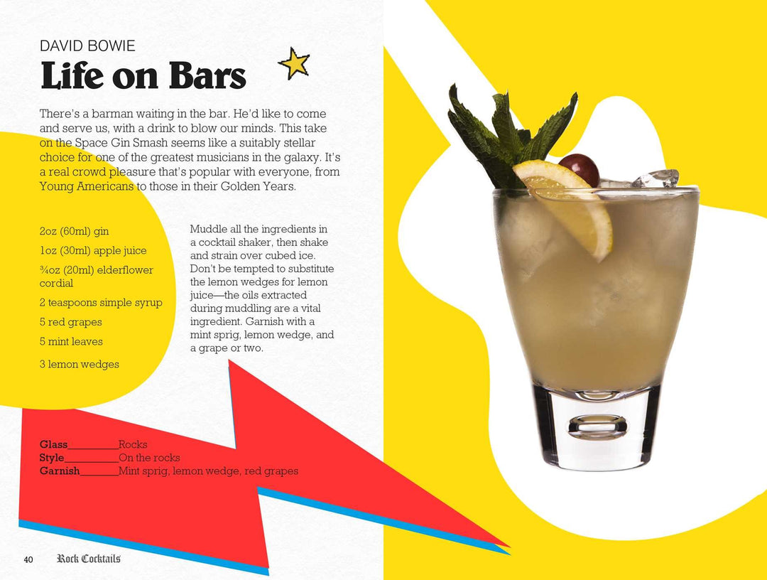 Rock Cocktails: 50 Rock N Roll Drink Recipes