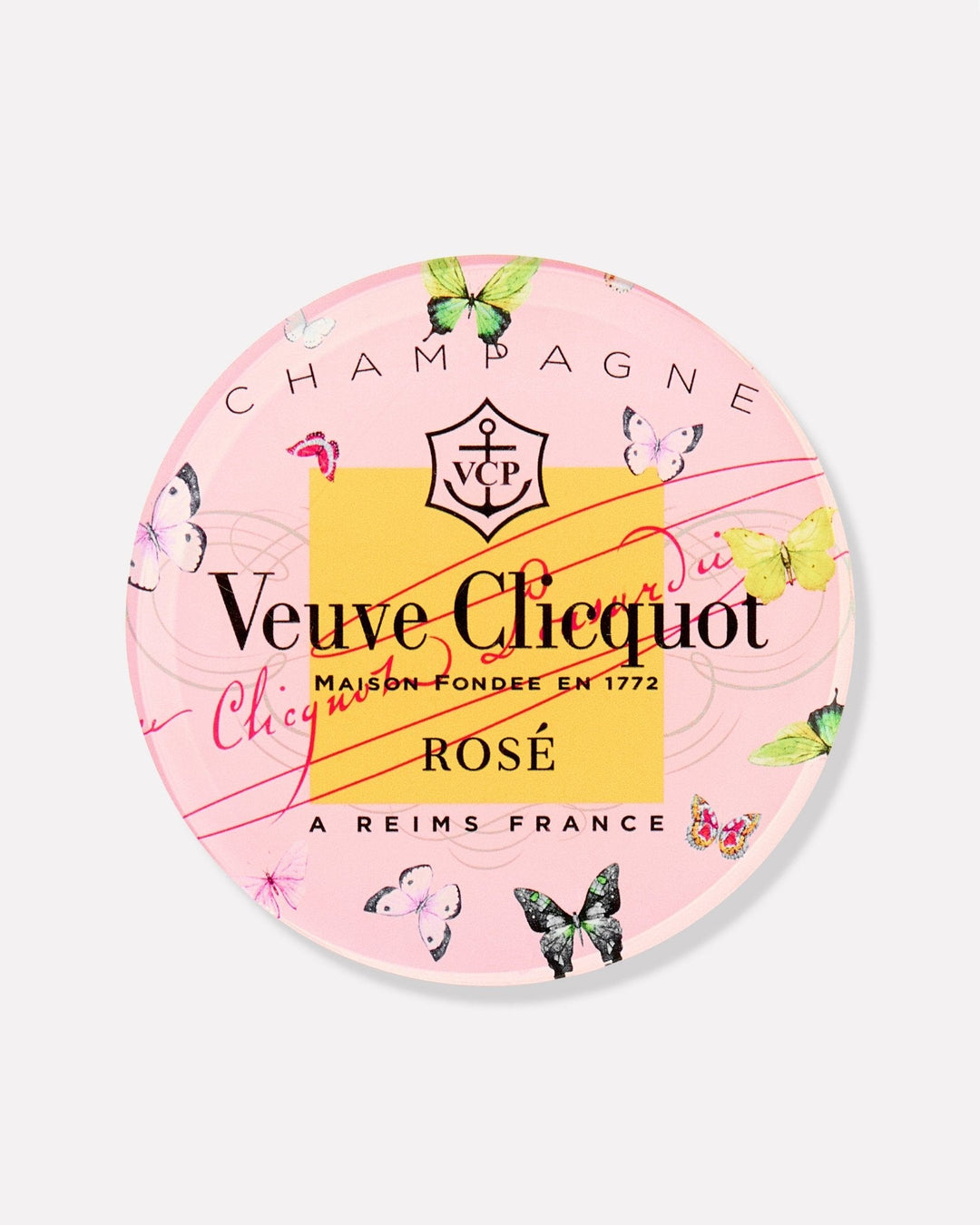 Rose Butterfly Coaster - Set Of 4