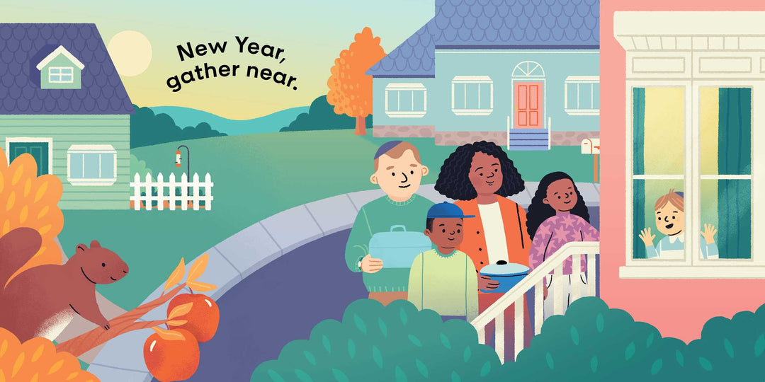 Rosh Hashanah New Year, Gather Near Board Book