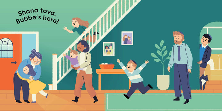 Rosh Hashanah New Year, Gather Near Board Book