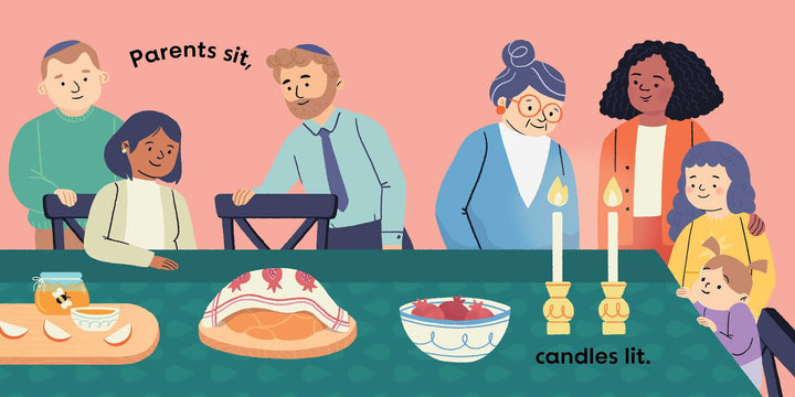 Rosh Hashanah New Year, Gather Near Board Book