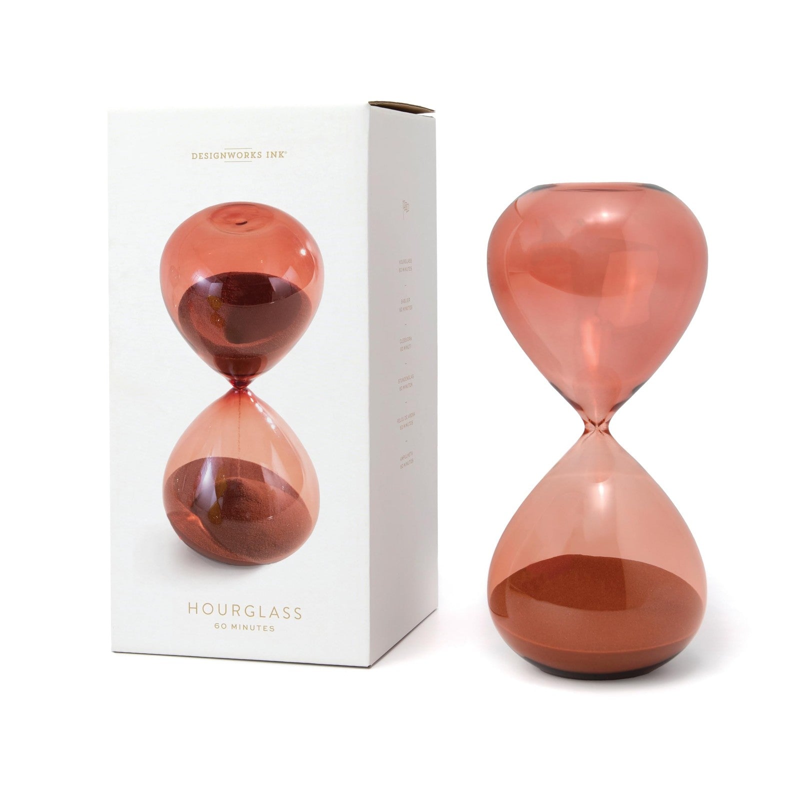 One Hour Hourglass - Rose