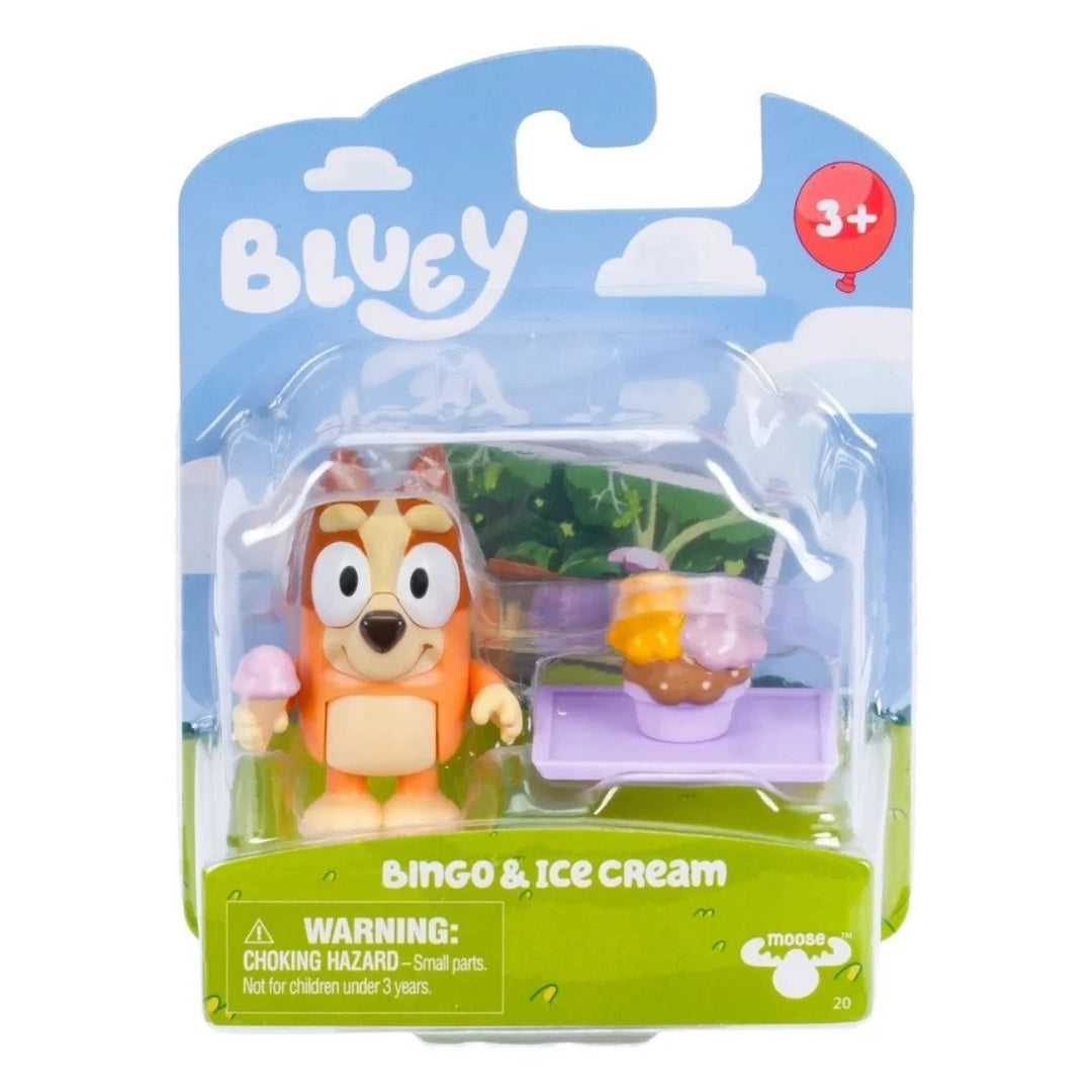 Bluey Story Starters Toy Figure - Bingo & Ice Cream