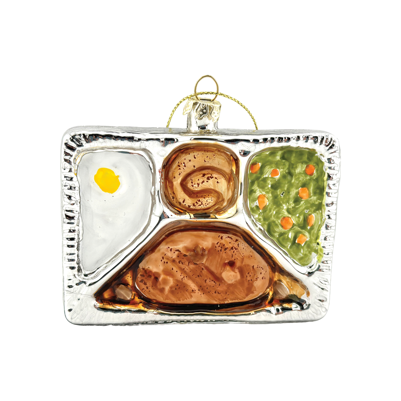 Salisbury Steak TV Dinner Ornament