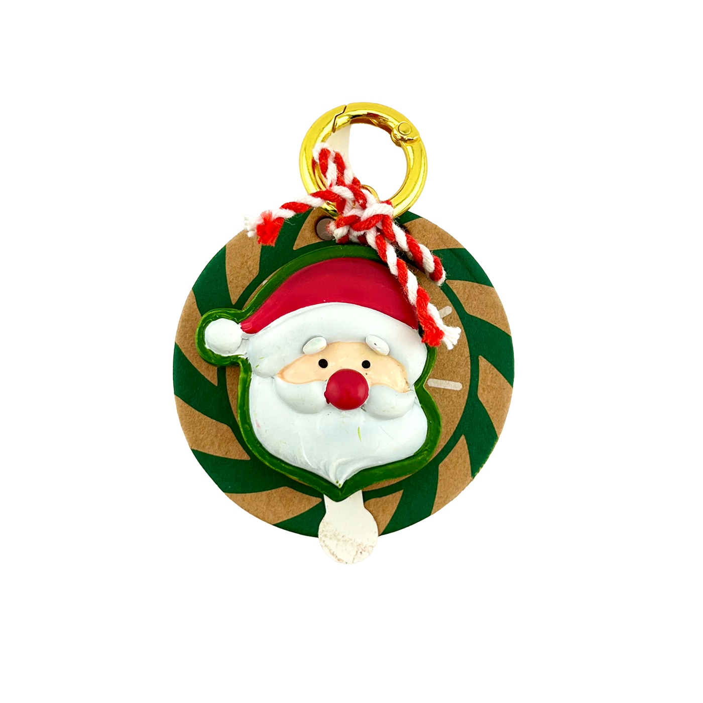 Christmas Light-Up Dog Collar Charm - Santa