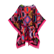 Serena Silk Caftan Gems Garnet