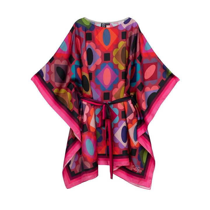 Serena Silk Caftan Gems Garnet