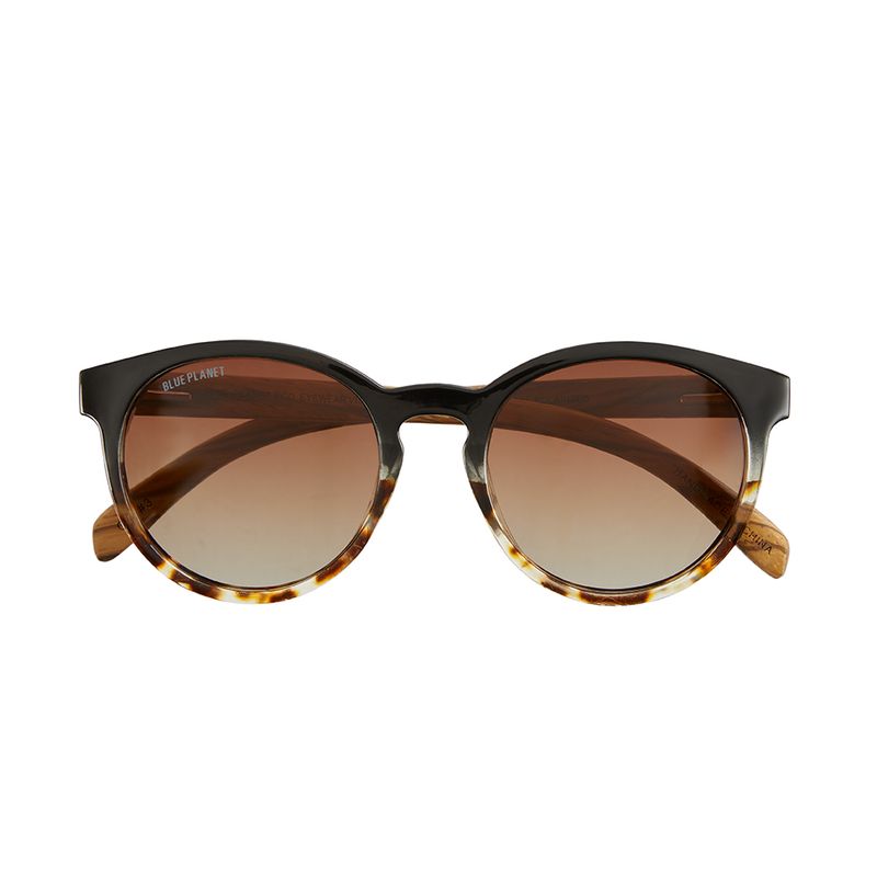 Andiz Polarized Sunglasses - Onyx & Honey Tortoise / Zebra Wood