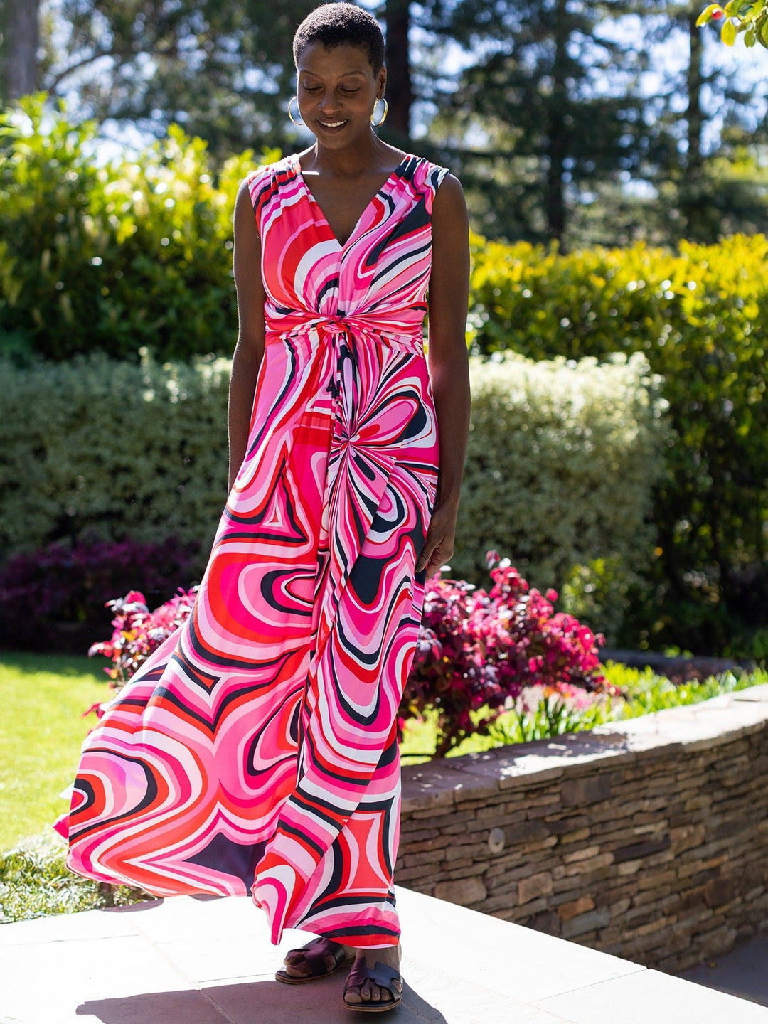 Sienna Maxi Dress Pinwheel Pink