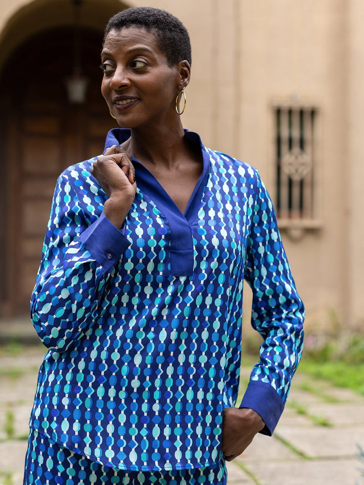 Simone Silky Tunic Beads