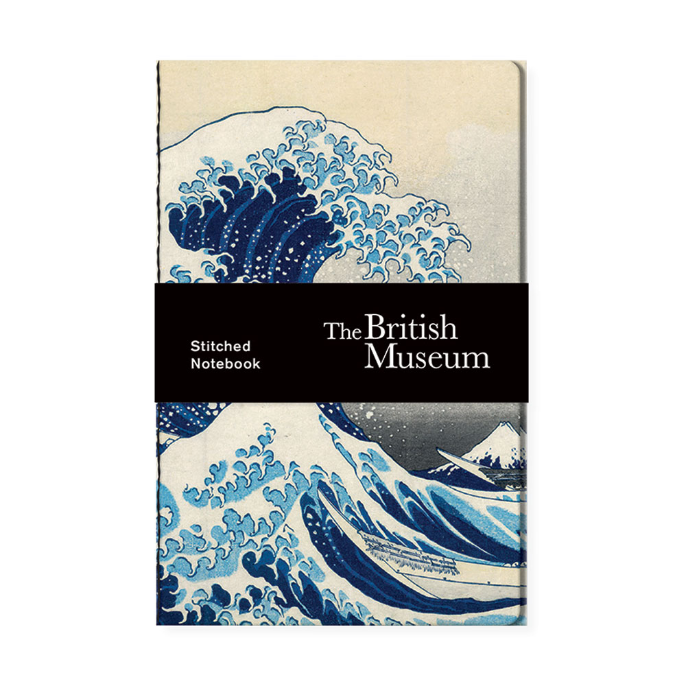 Hokusai Great Wave Stitched Notebook
