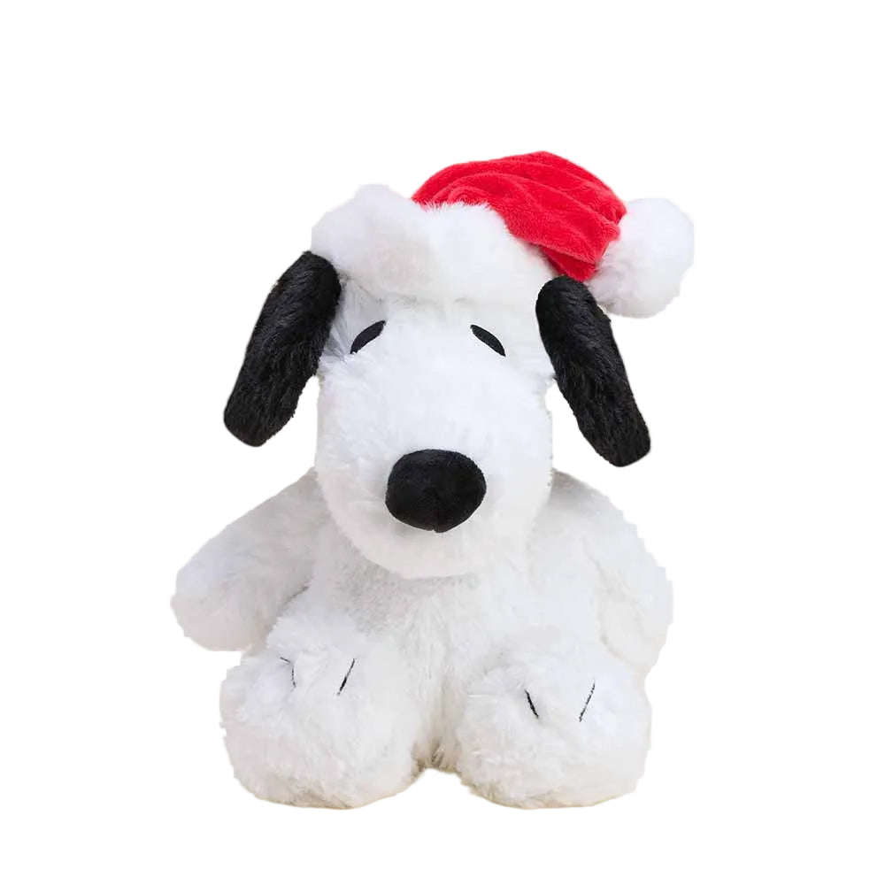 Snoopy Santa Hat Warmies Plush