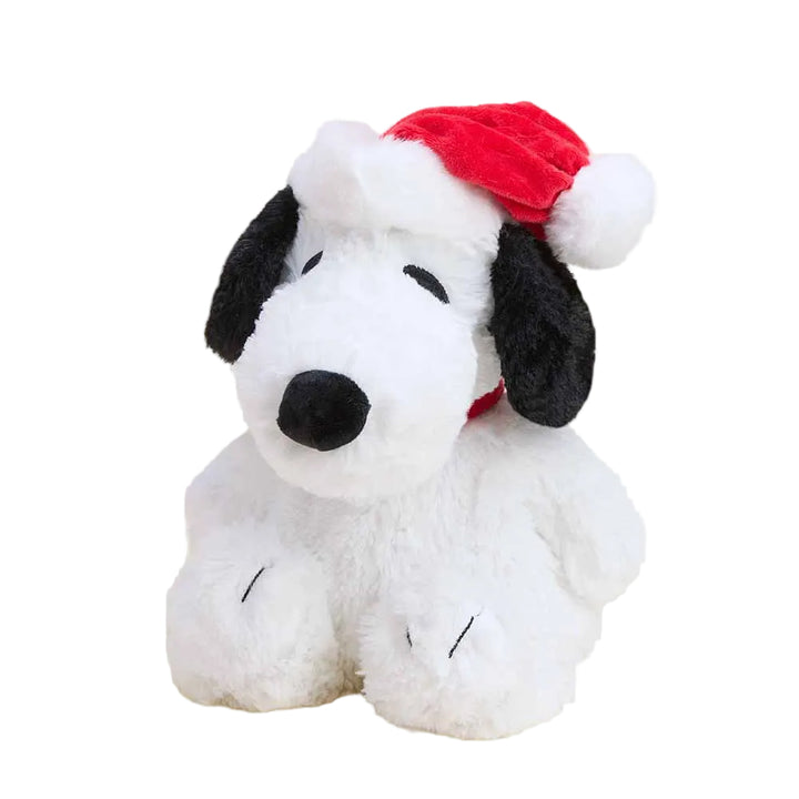 Snoopy Santa Hat Warmies Plush