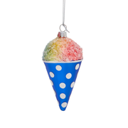 Snow Cone Ornament - Blue