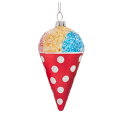 Snow Cone Ornament - Red