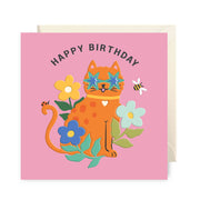 Cat Stars Birthday Card