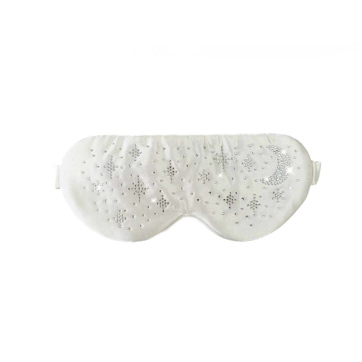 Moon & Stars Starlight Masque - White Crystal