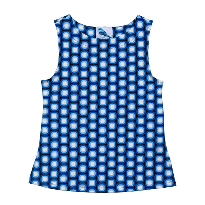 Stella Top Blue Dots