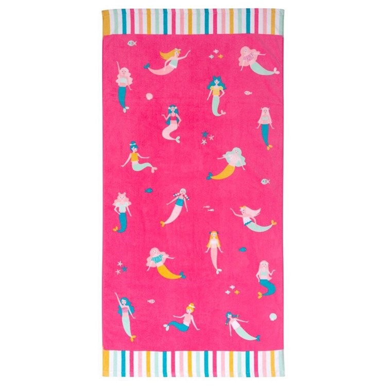 Mermaid Kids Beach & Bath Towel