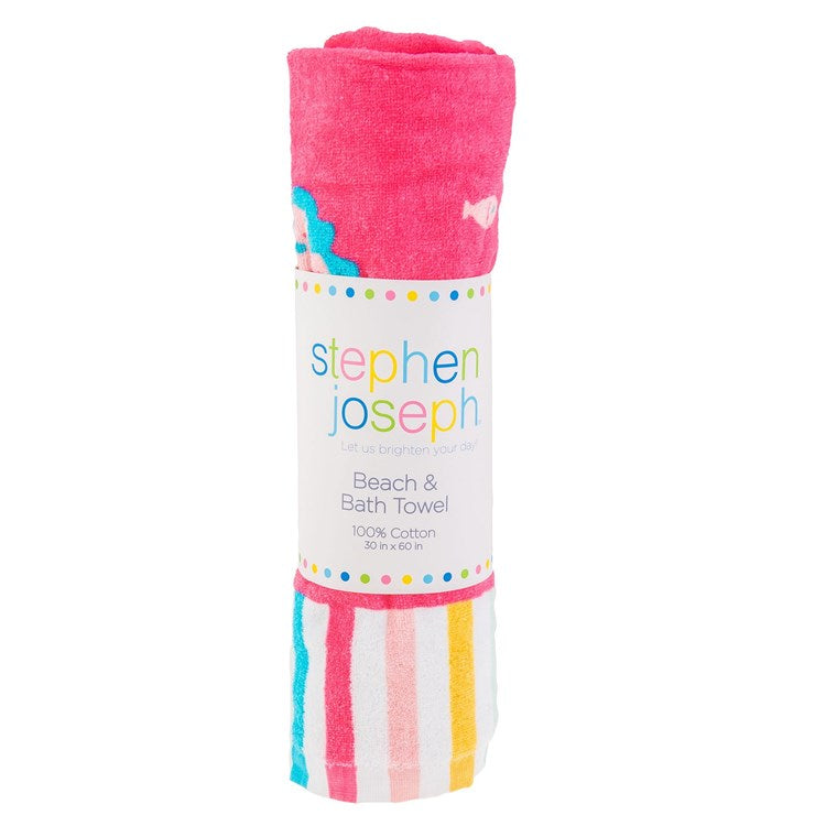 Mermaid Kids Beach & Bath Towel