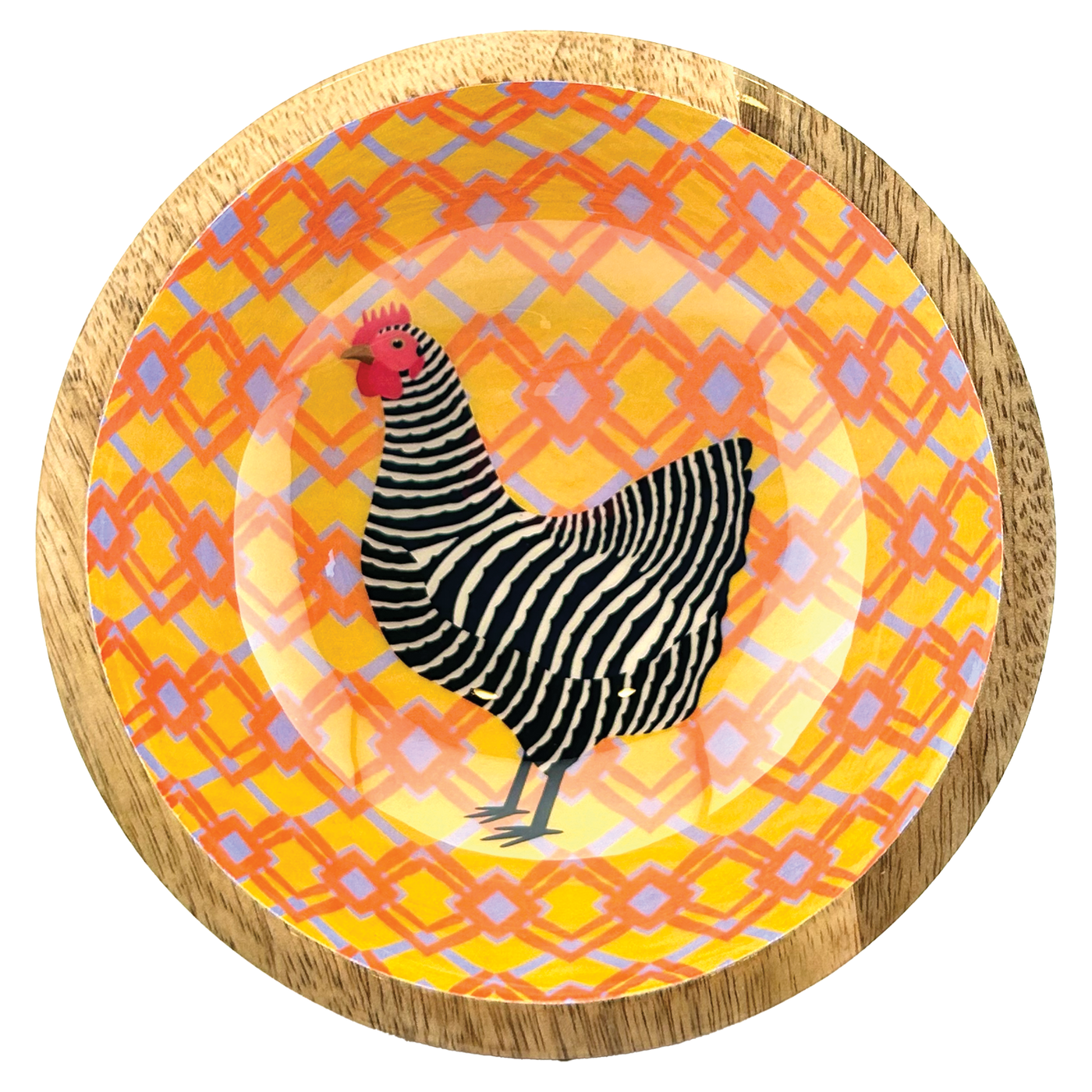 Hen Bowl - Striped Hen