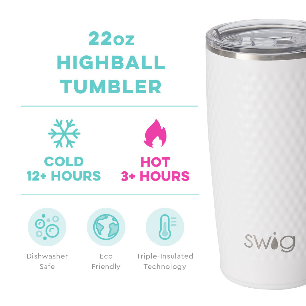 Golf Ball Textured 22 Oz Tumbler