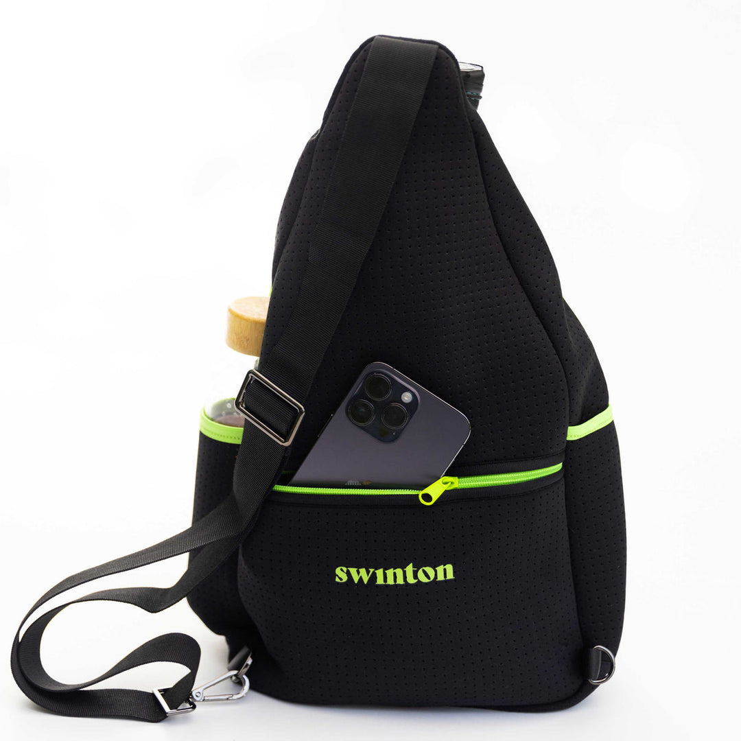 Pickleball Sling Bag - Black