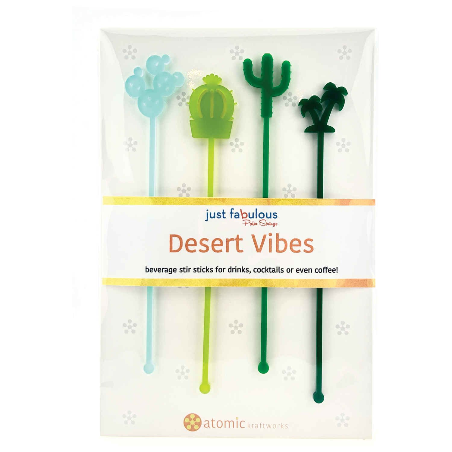 Desert Vibes Stirrer Set - Just Fabulous Palm Springs