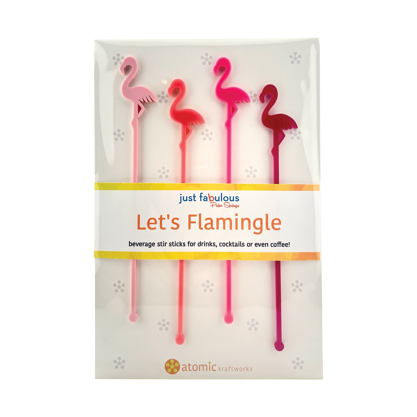 Let's Flamingle Stirrer Set