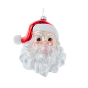 Santa Head With Bubble Gum Ornament