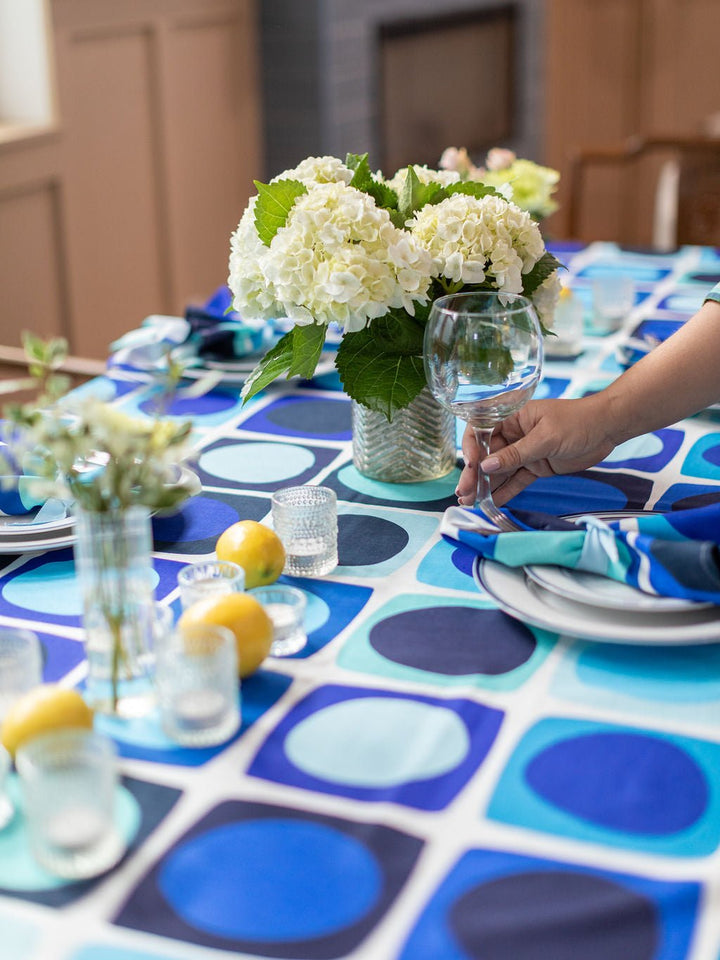 Tablecloth: Sea Glass Blue
