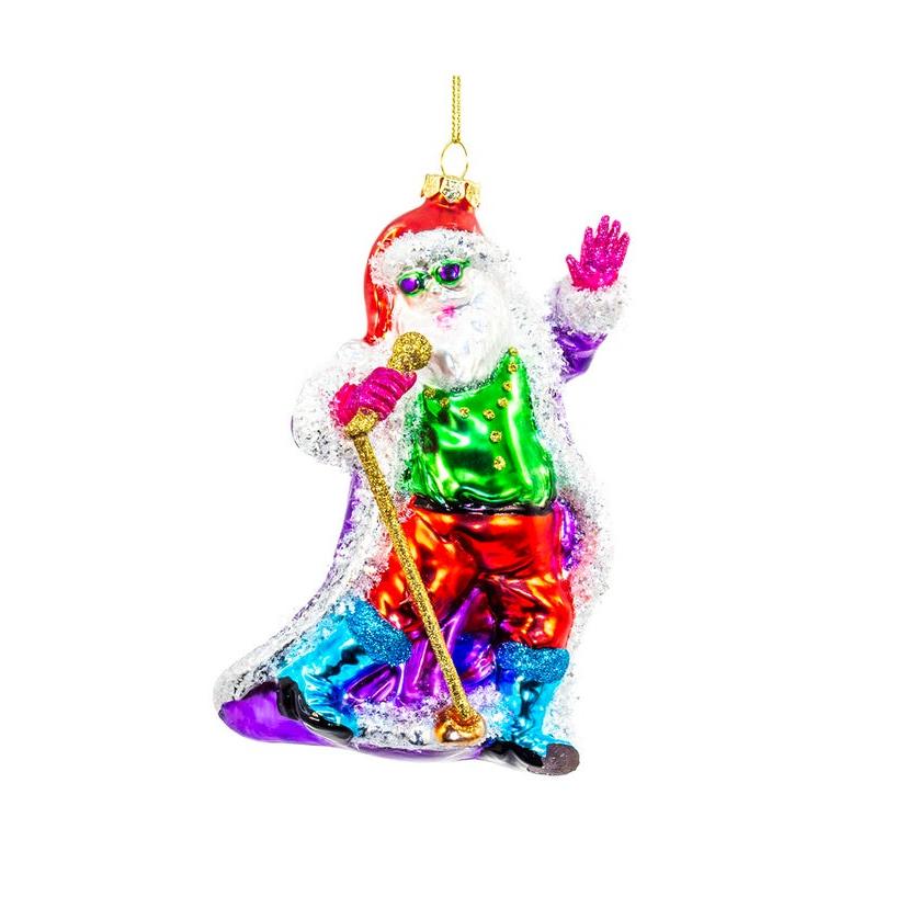 Singing Santa Ornament