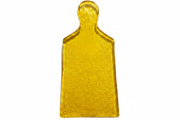 Glass Cheese Board - Yellow