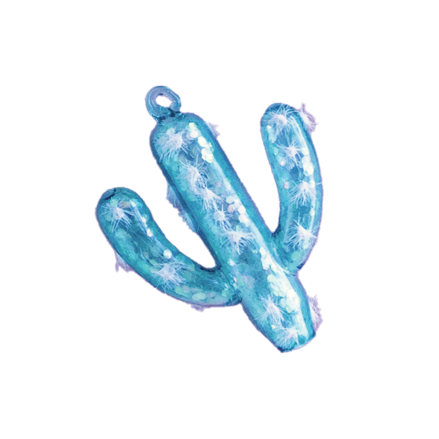 Cactus Ornament - Light Blue