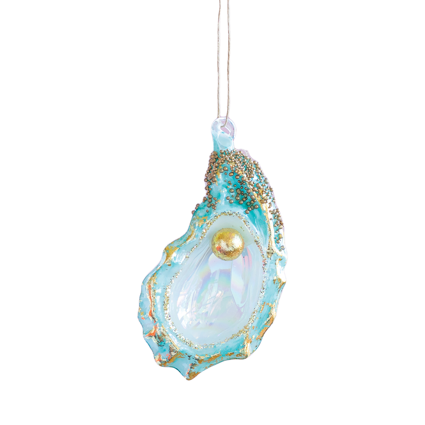 Oyster Ornament - Teal