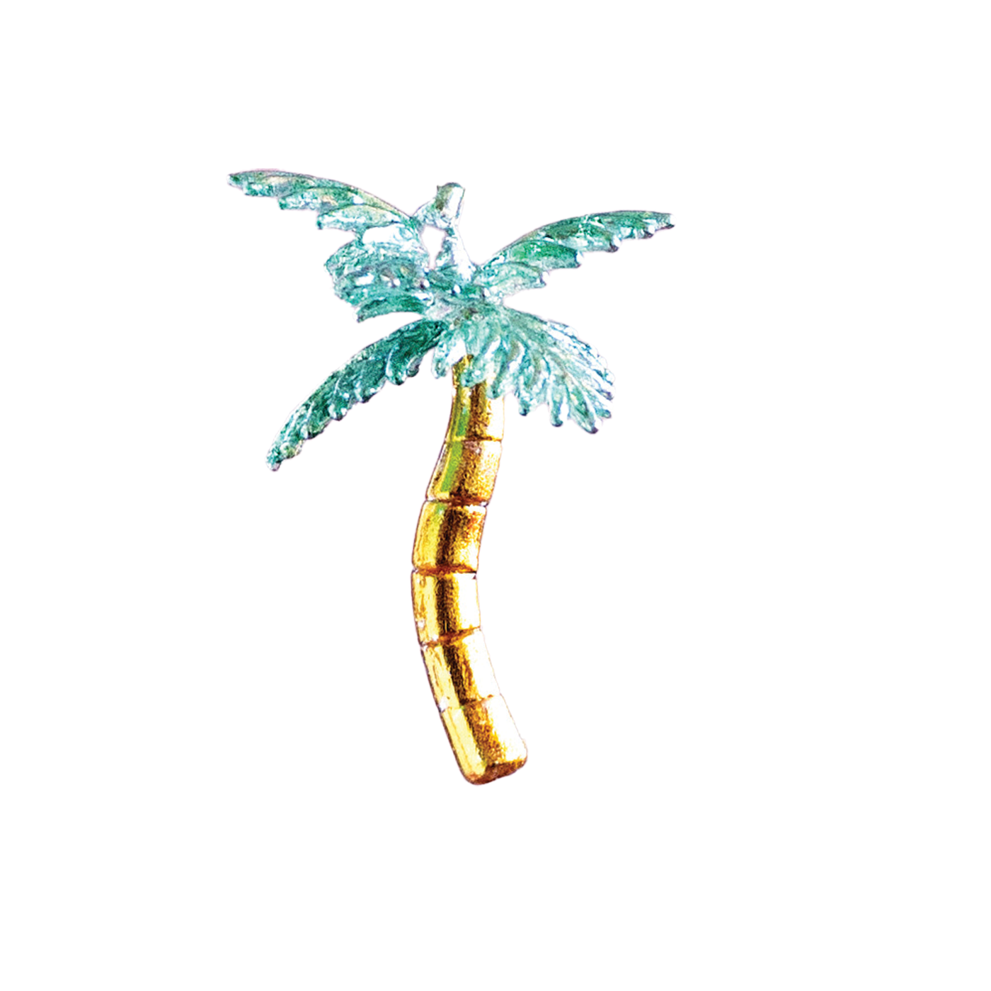 Palm Tree Ornament - Teal