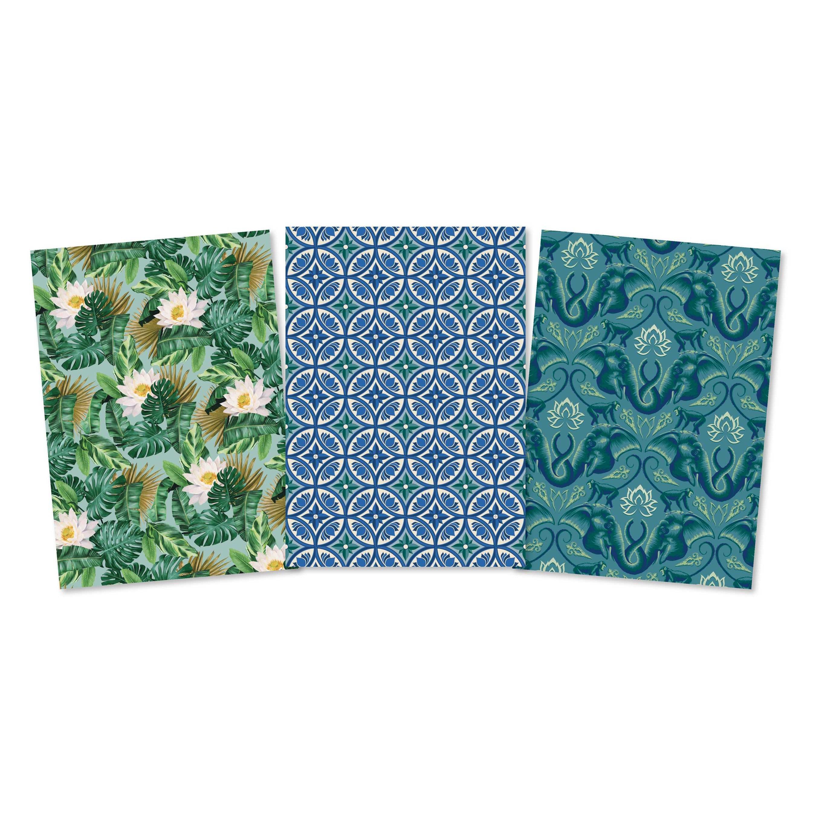 White Lotus: Sewn Notebook Collection Set of 3