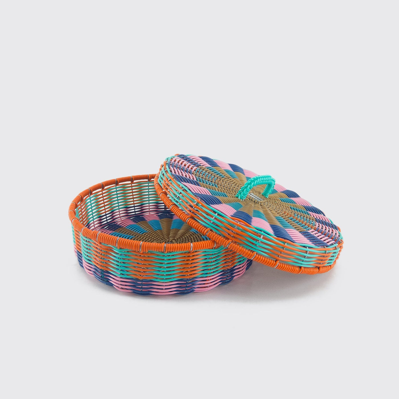 Handmade Imported Wire Framed Colored Tortilla Basket