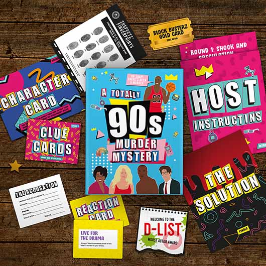 A 90's Murder Mystery Game