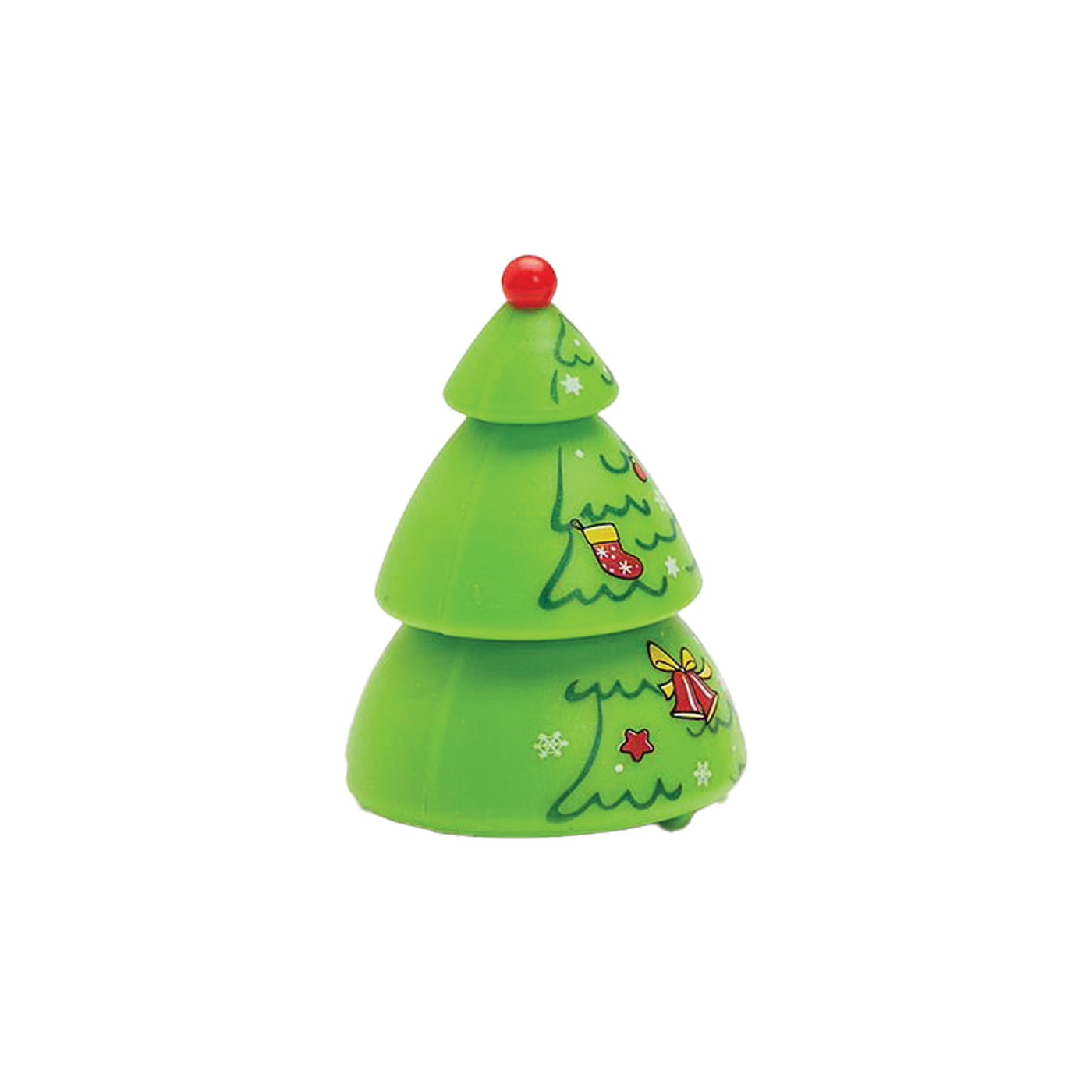 Jolly Trio Holiday Pull Back  Toy - Christmas Tree