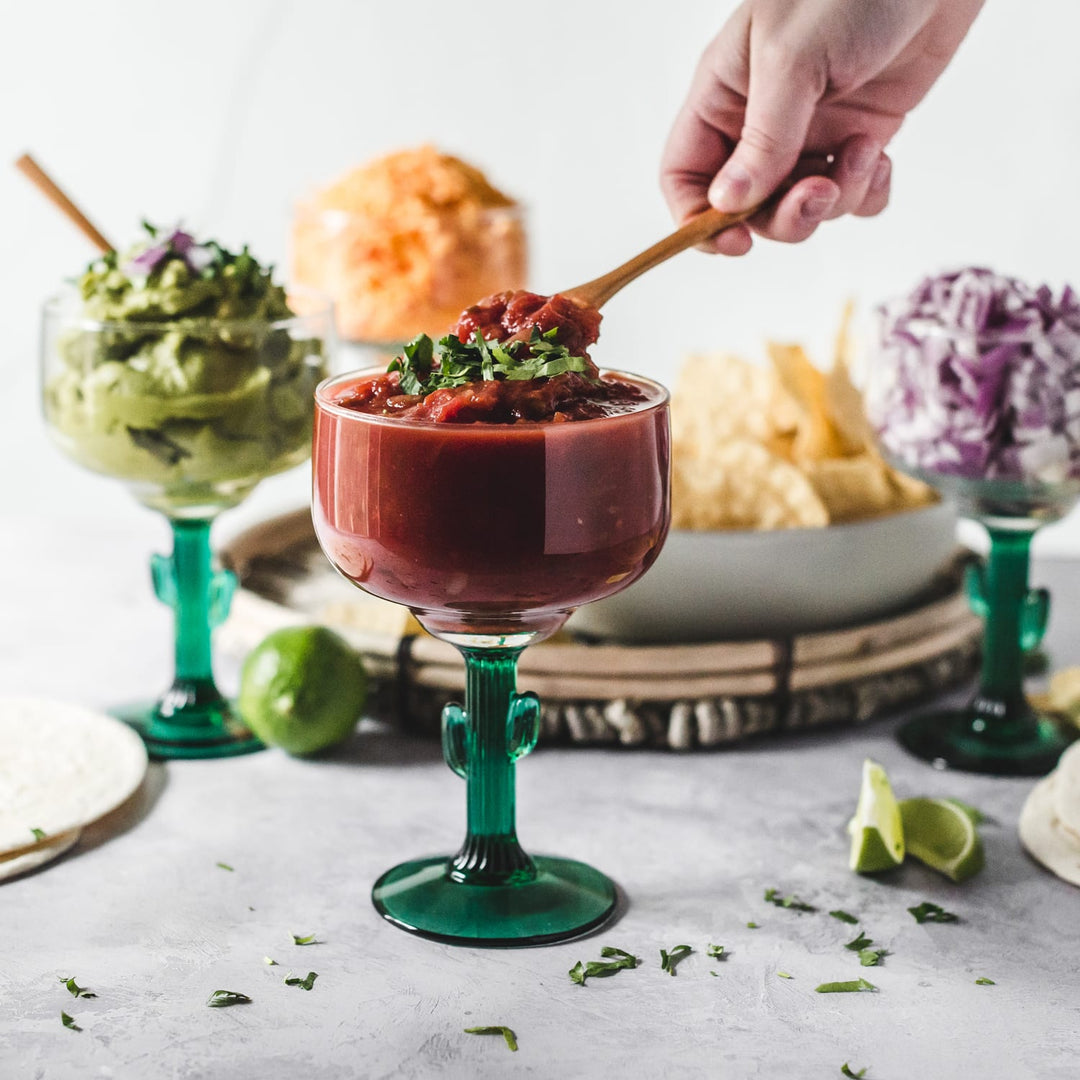 Cactus Stem Margarita Glass
