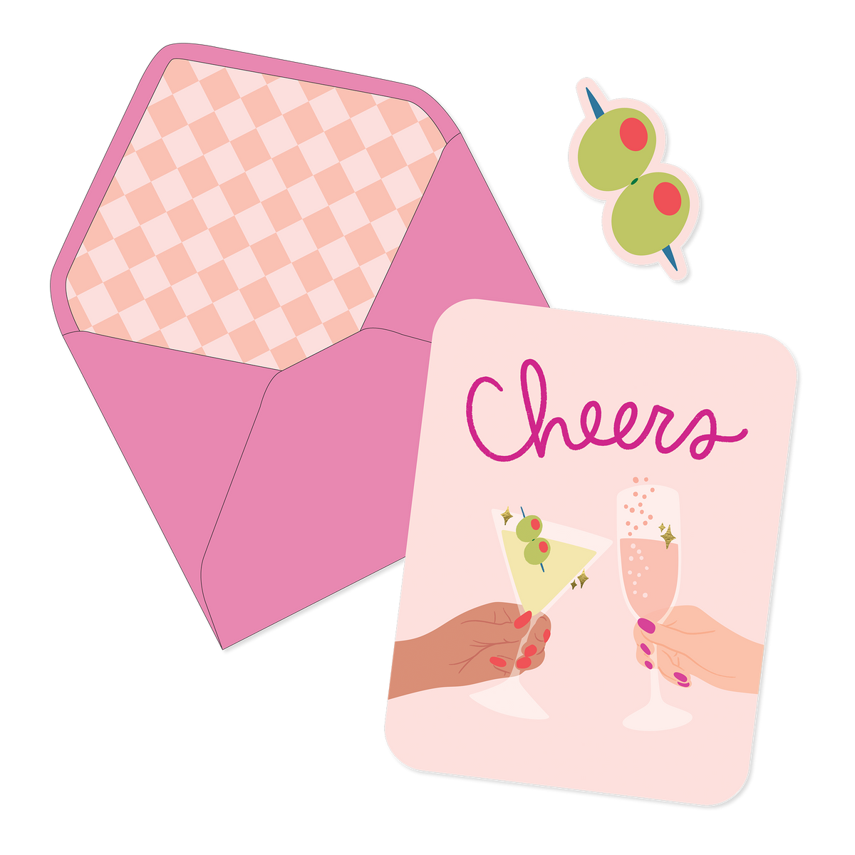 Cheers Greeting Card