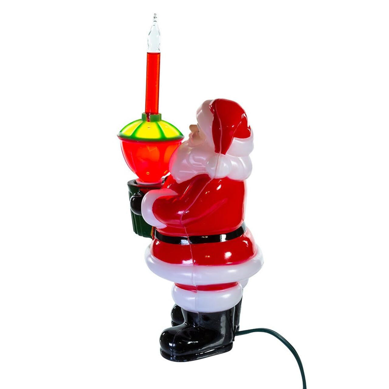 Santa Bubble Light Table Piece