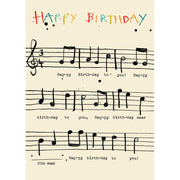 Happy Birthday Song Card