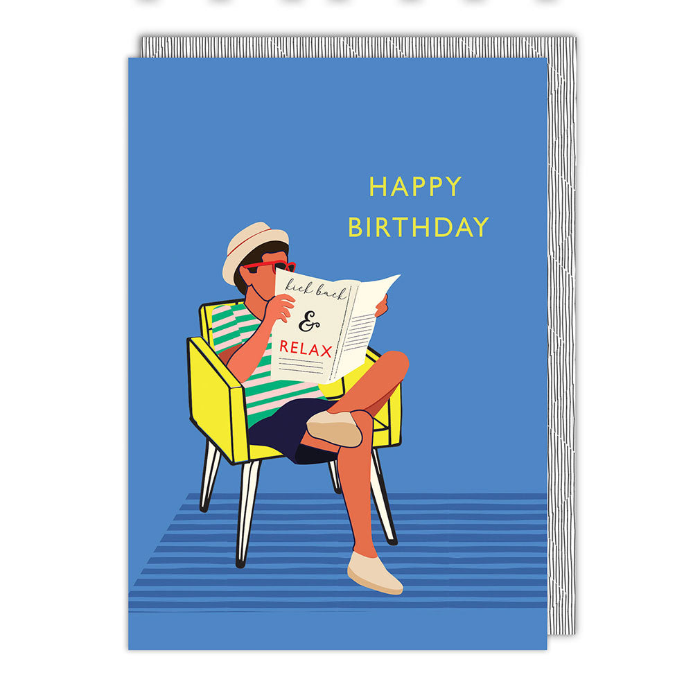 Relax Chair Birthday Card