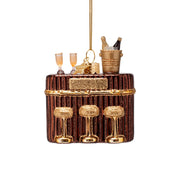 Brown Cocktail Bar Ornament