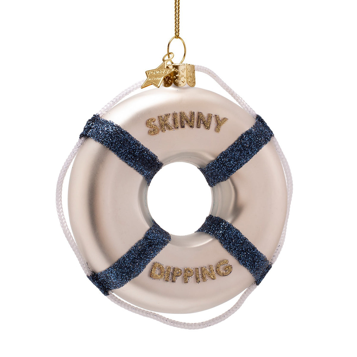 Skinny Dipping Lifebuoy Ornament